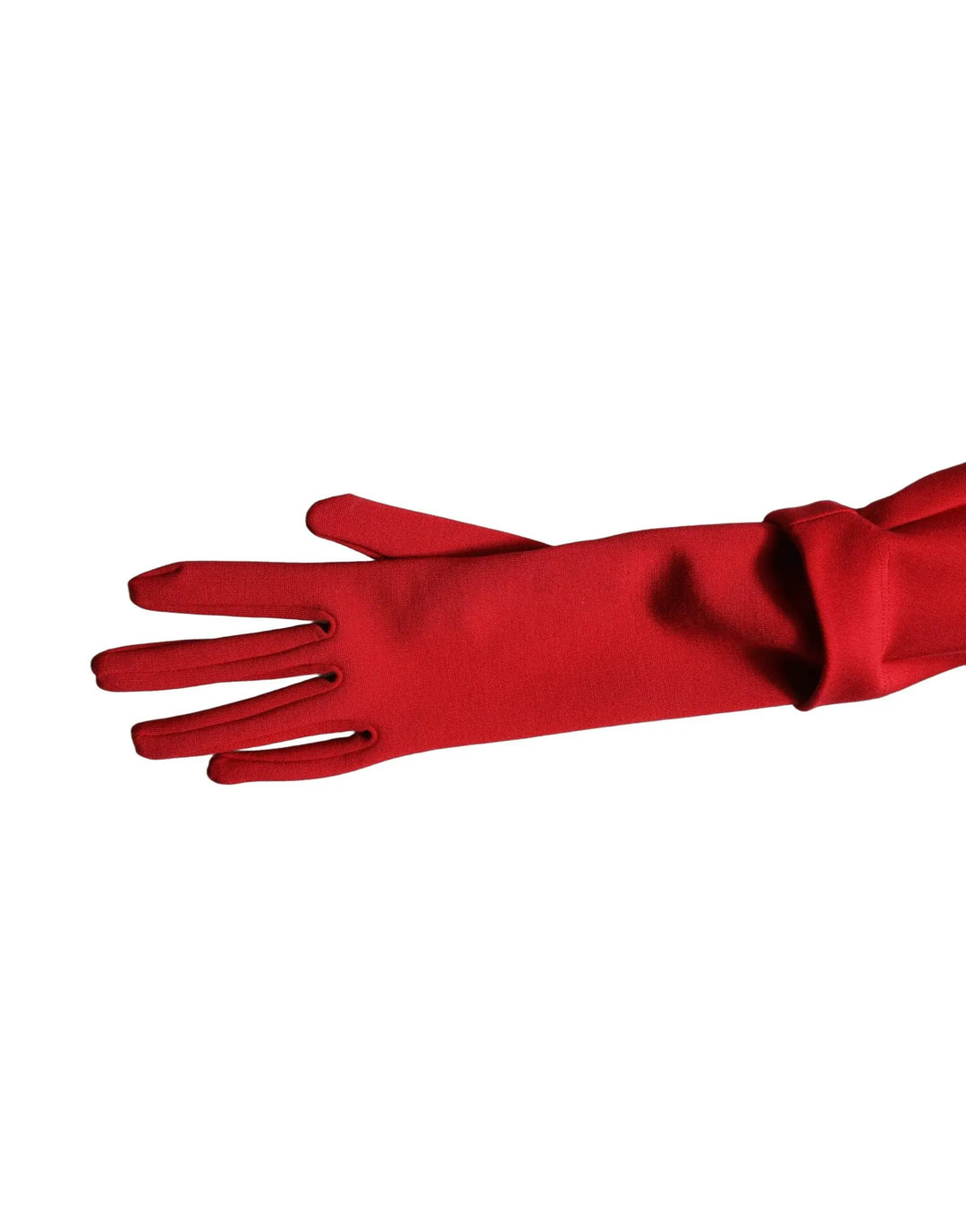 Dolce & Gabbana Sample Sale | Dolce & Gabbana Red Cut Out Bodycon Long Sleeves Sheath Glove Dress - | Designer outlet
