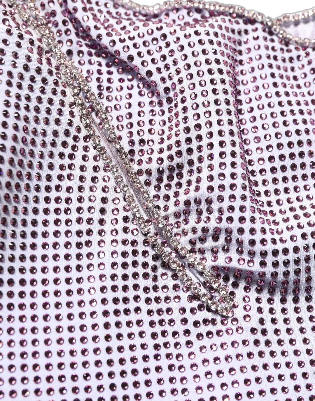 Dolce & Gabbana Sample Sale | Dolce & Gabbana Purple Crystal OneShoulder EveningGown Dress - | Designer outlet