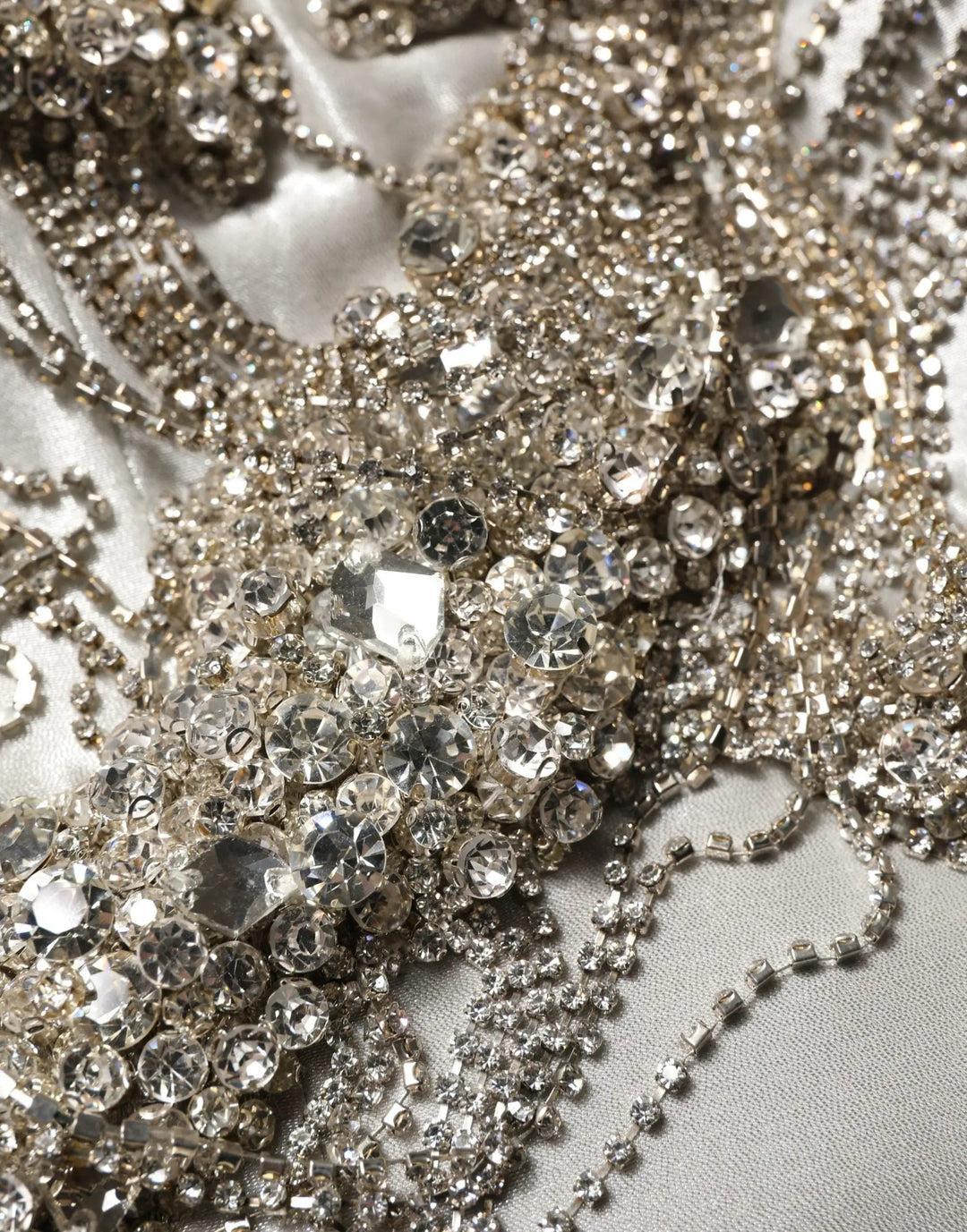 Dolce & Gabbana Sample Sale | Dolce & Gabbana Silver Crystal Embellished EveningGown Dress - | Designer outlet