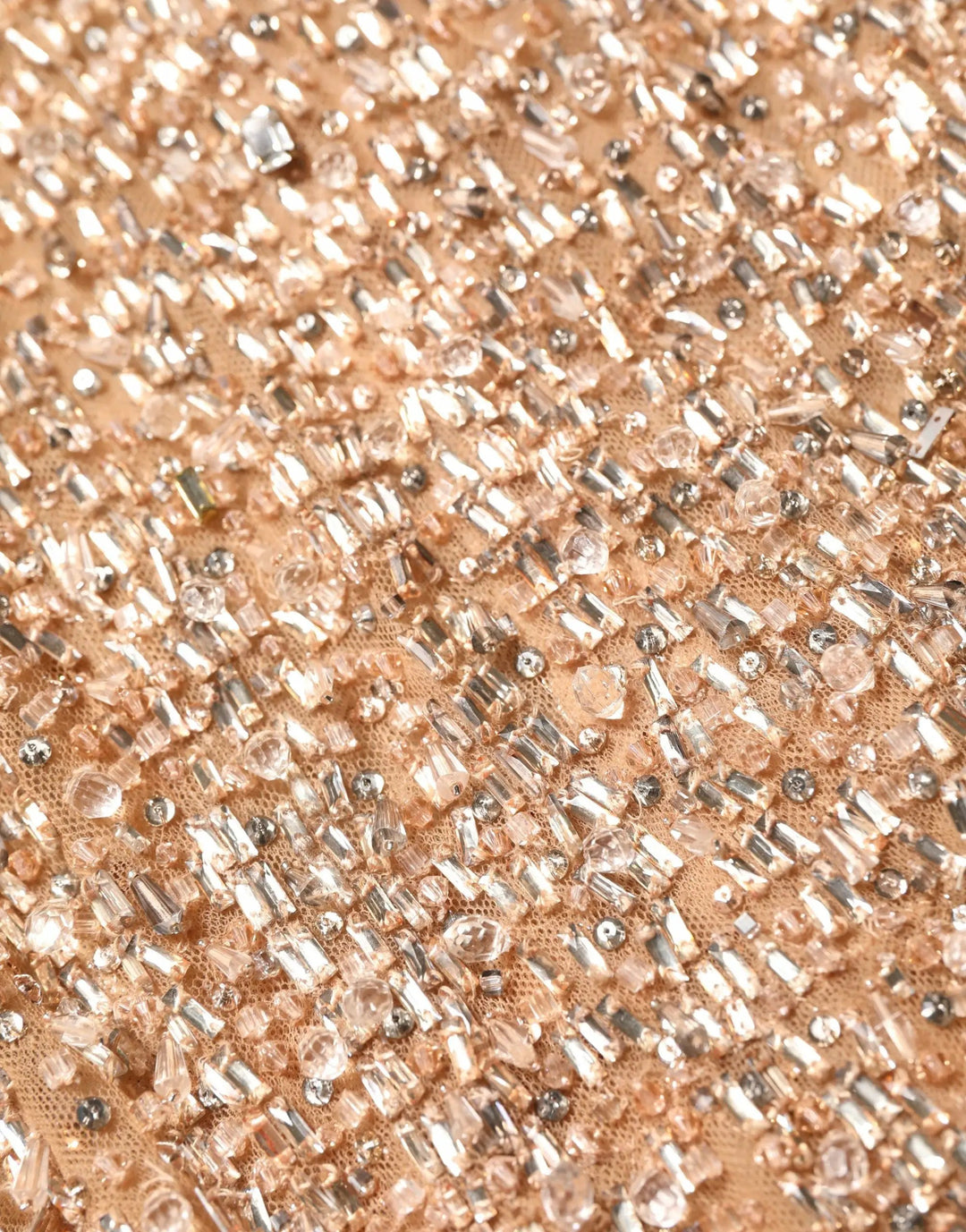 Dolce & Gabbana Sample Sale | Dolce & Gabbana Brown Crystal Embellished Mermaid Gown Dress - | Designer outlet