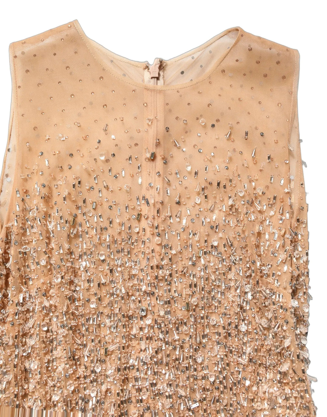 Dolce & Gabbana Sample Sale | Dolce & Gabbana Brown Crystal Embellished Mermaid Gown Dress - | Designer outlet