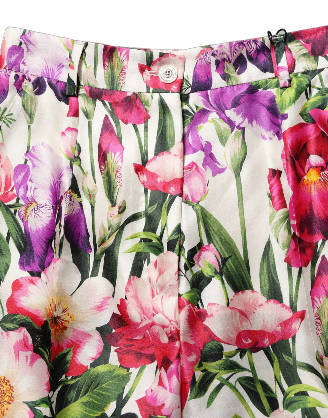 Dolce &amp; Gabbana Sample Sale | Dolce &amp; Gabbana Multicolor Floral Print Tapered Trouser Pants - | Designer outlet