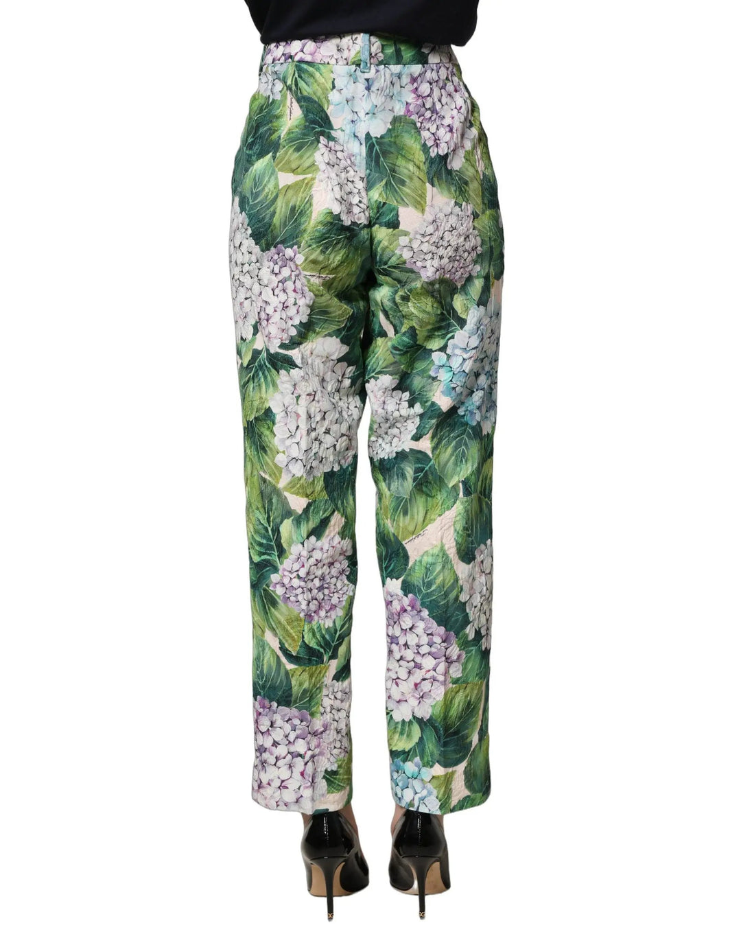 Dolce &amp; Gabbana Sample Sale | Dolce &amp; Gabbana Multicolor Floral Print Tapered Trouser Pants - | Designer outlet