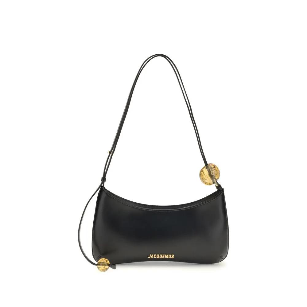 Jacquemus Sample Sale | Jacquemus Black Calf Leather Bos Taurus Shoulder Bag - | Designer outlet