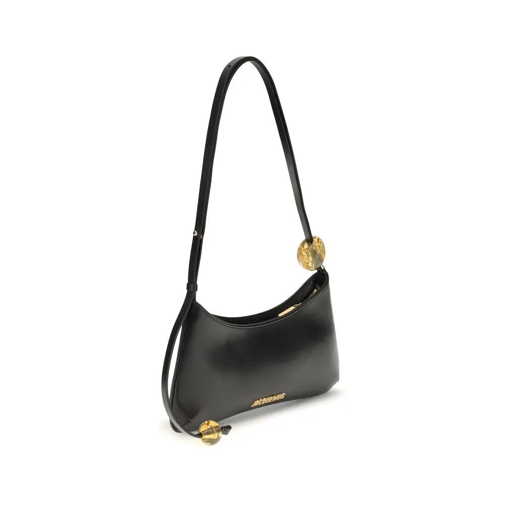 Jacquemus Sample Sale | Jacquemus Black Calf Leather Bos Taurus Shoulder Bag - | Designer outlet