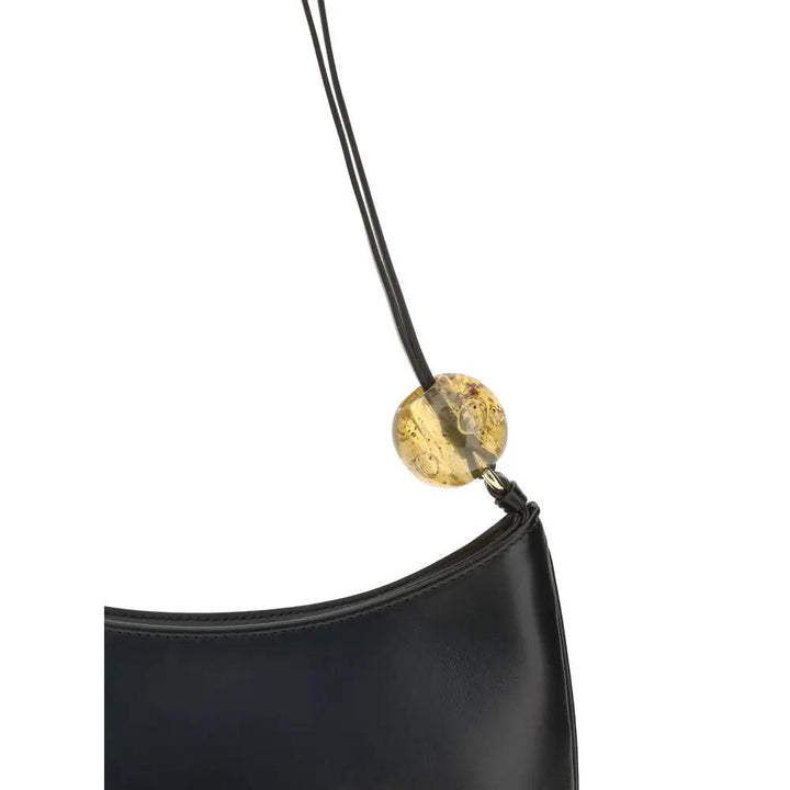 Jacquemus Sample Sale | Jacquemus Black Calf Leather Bos Taurus Shoulder Bag - | Designer outlet