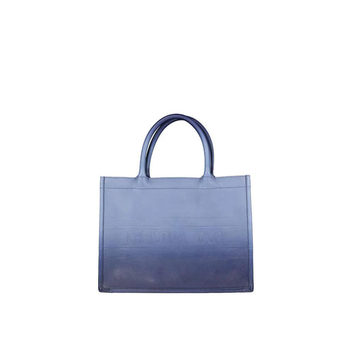 Dior Sample Sale | Dior Blue Calfskin Tote Bag - | Designer outlet