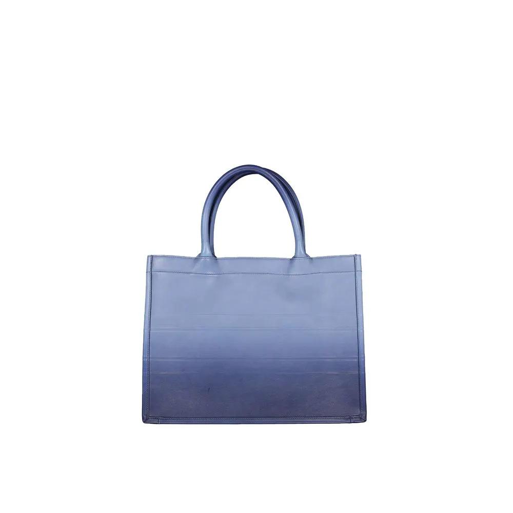 Dior Sample Sale | Dior Blue Calfskin Tote Bag - | Designer outlet