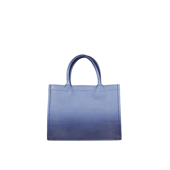 Dior Sample Sale | Dior Blue Calfskin Tote Bag - | Designer outlet