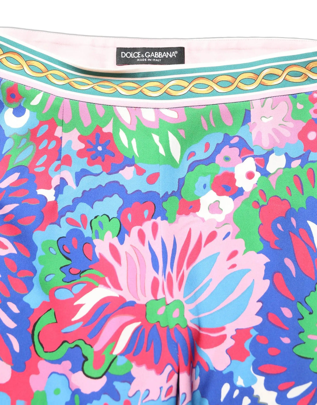Dolce &amp; Gabbana Sample Sale | Dolce &amp; Gabbana Multicolor Floral Stretch Jersey Leggings Pants - | Designer outlet