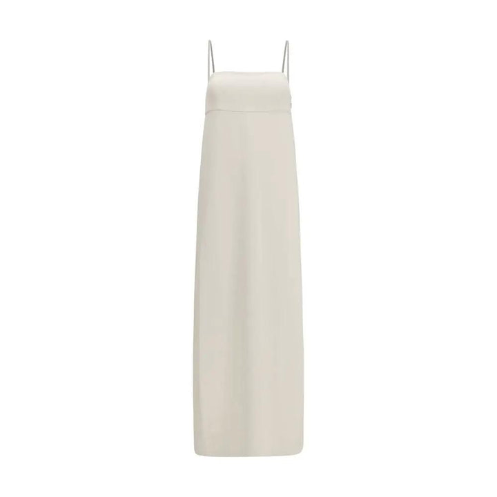 Brunello Cucinelli White Acetate Casual Dress