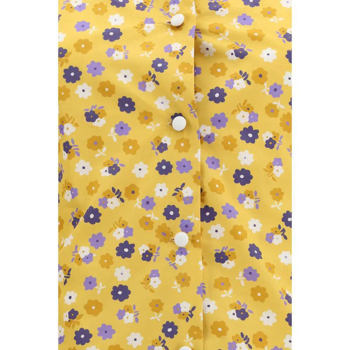 Miu Miu Bicolor Cotton Casual Dress