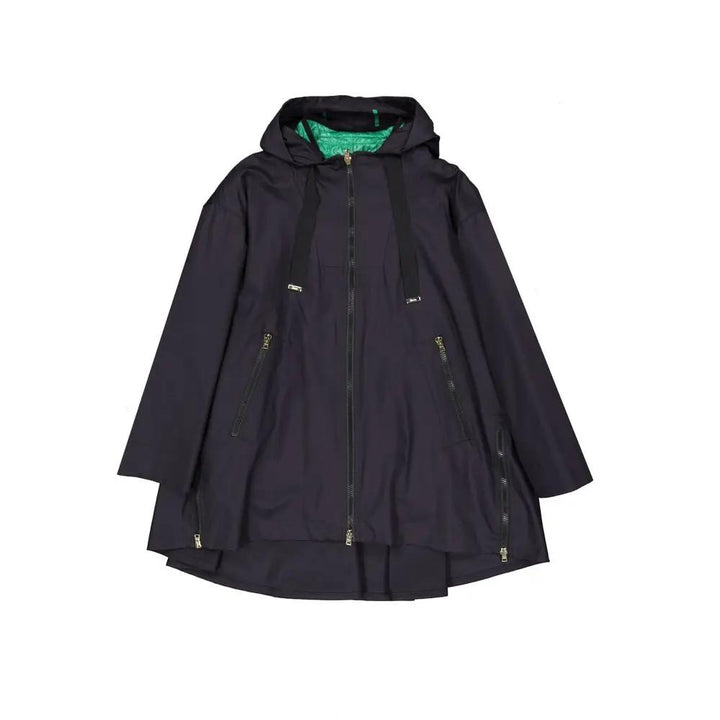 Herno Blue Cotton Shell Jacket