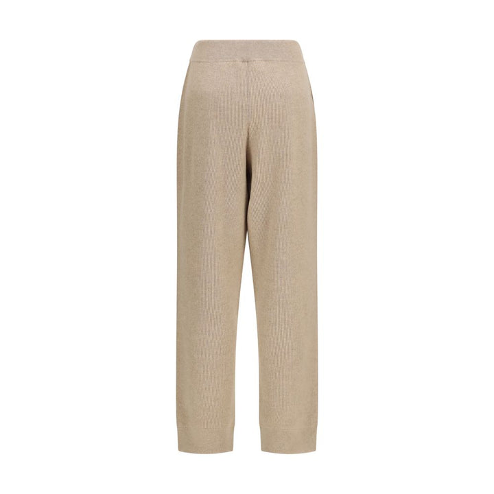 Brunello Cucinelli Beige Cashmere Casual Pants