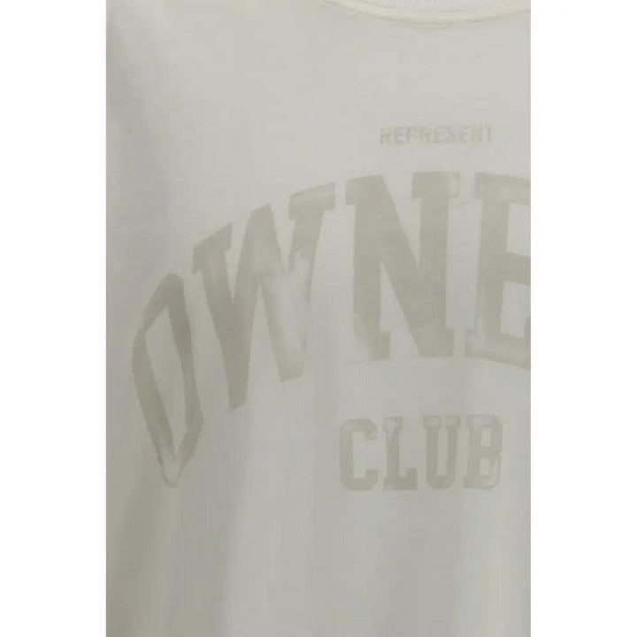 Represent White Cotton T-Shirt