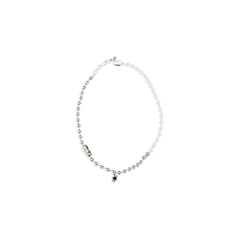 Alexander McQueen White Brass Necklace