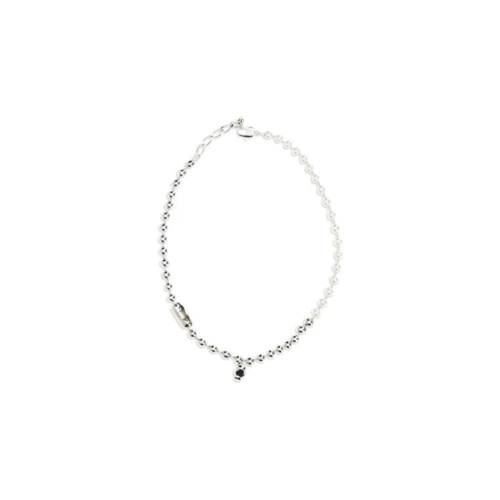 Alexander McQueen White Brass Necklace