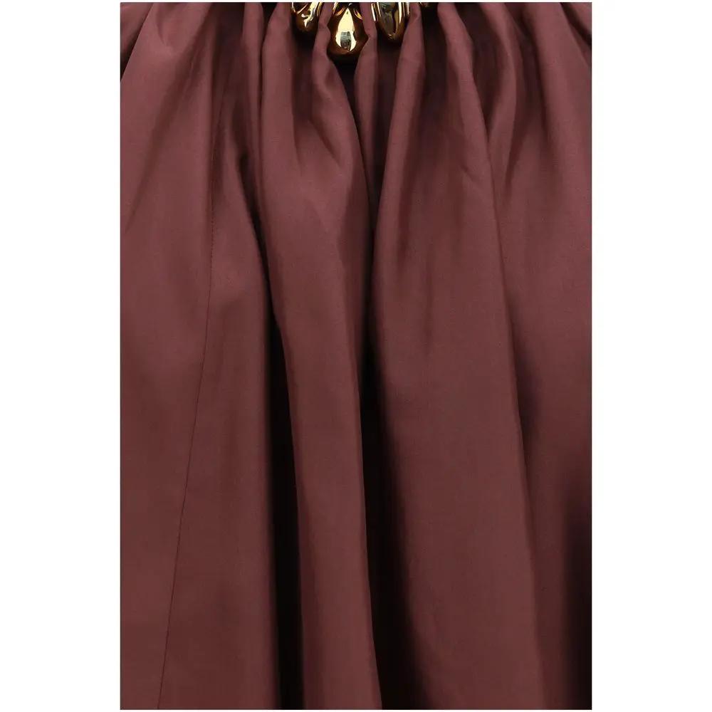 Zimmermann Bordeaux Silk Blouse