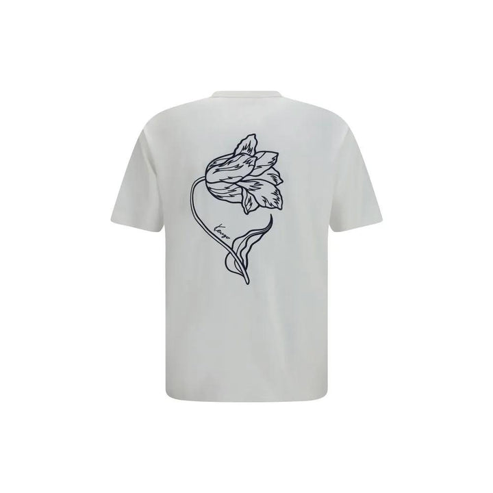 Kenzo White Cotton T-Shirt