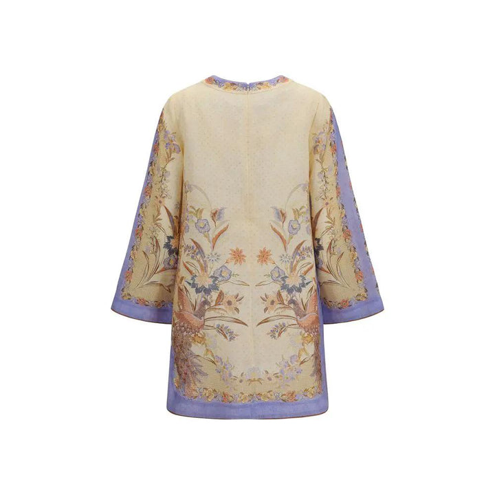 Zimmermann Multicolor Linen Casual Dress