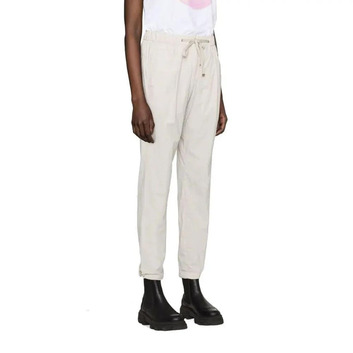 Herno Gray Elastane Casual Pants