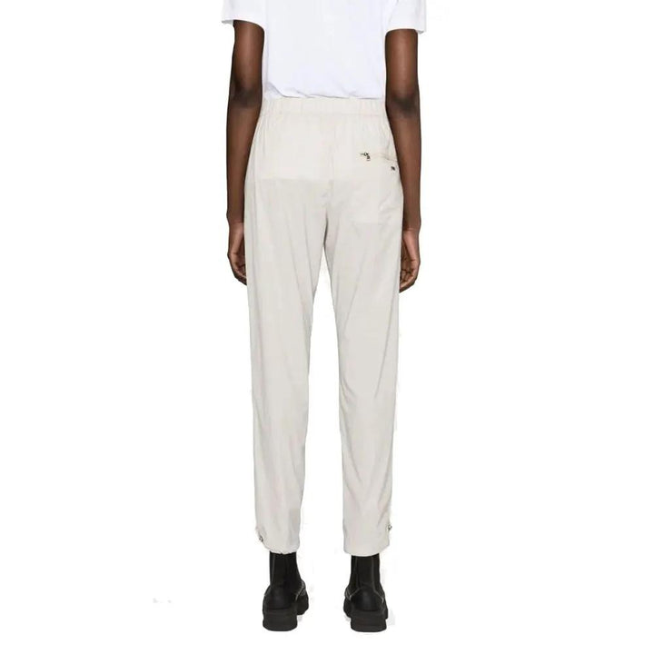 Herno Gray Elastane Casual Pants