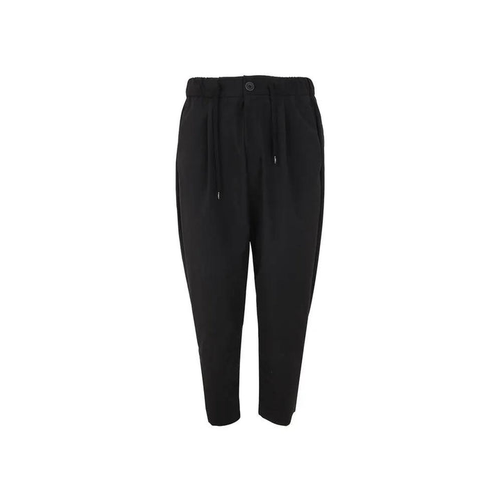 Herno Black Polyester Casual Pants