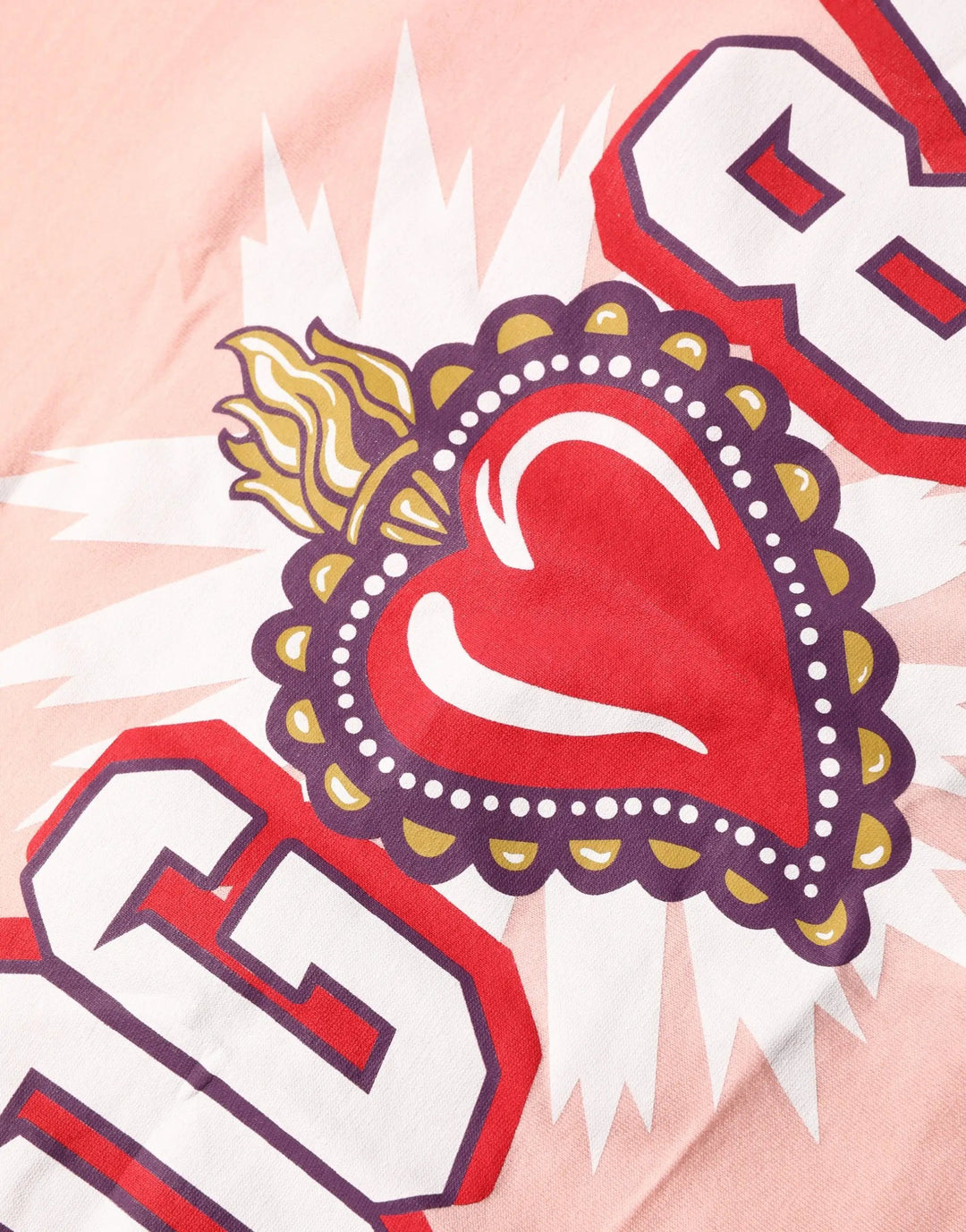 Dolce &amp; Gabbana Pink Graphic Print Cotton Crew Neck T-shirt