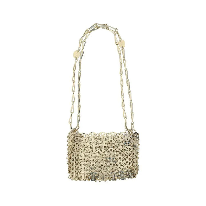 Rabanne Bicolor Brass Shoulder Bag