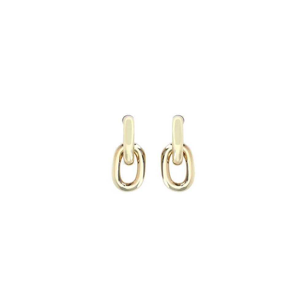 Rabanne Gold Resin Earrings
