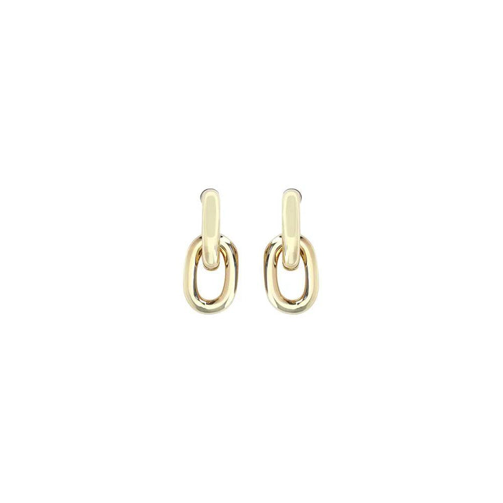 Rabanne Gold Resin Earrings