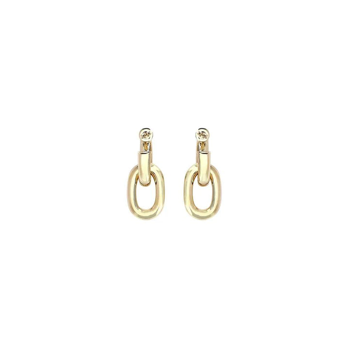 Rabanne Gold Resin Earrings