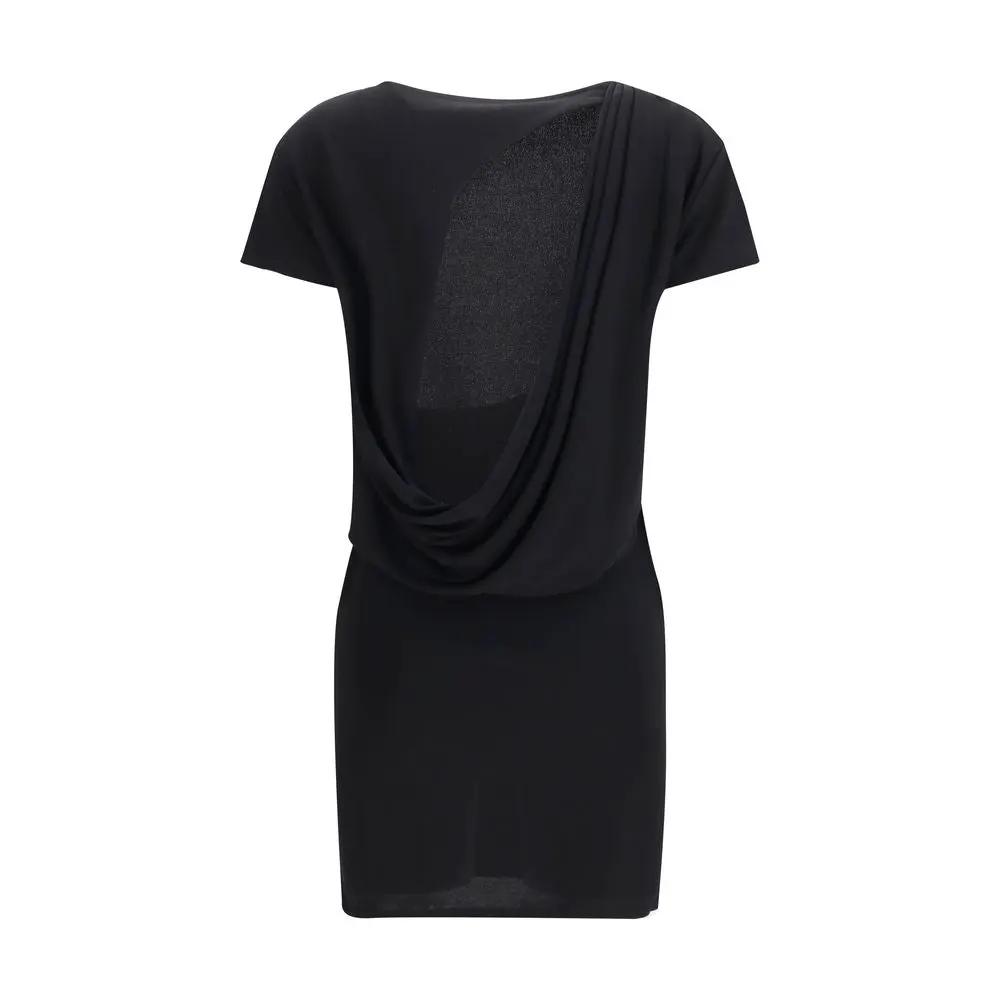 Jacquemus Black Viscose Cocktail Dress