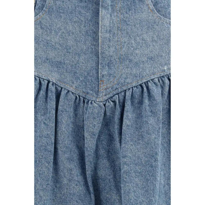 Ganni Blue Denim Skirt