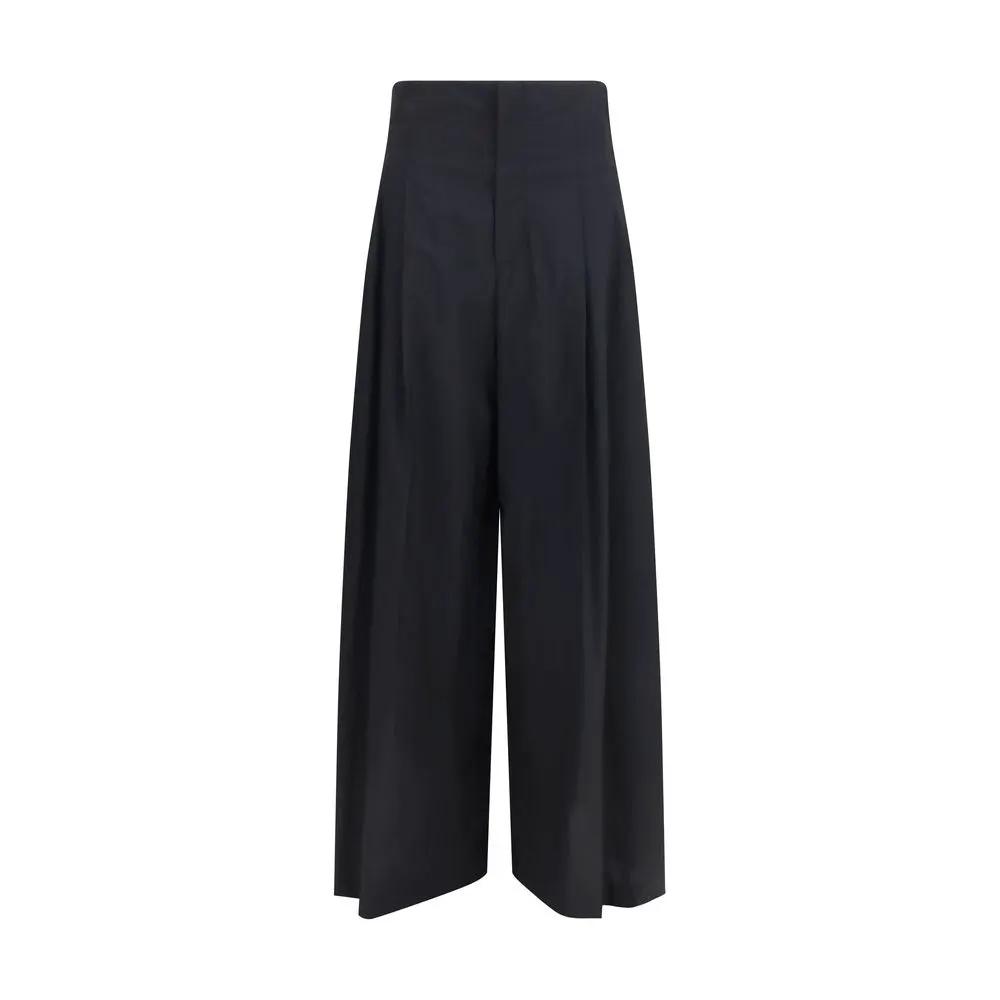Brunello Cucinelli Black Cotton Casual Pants