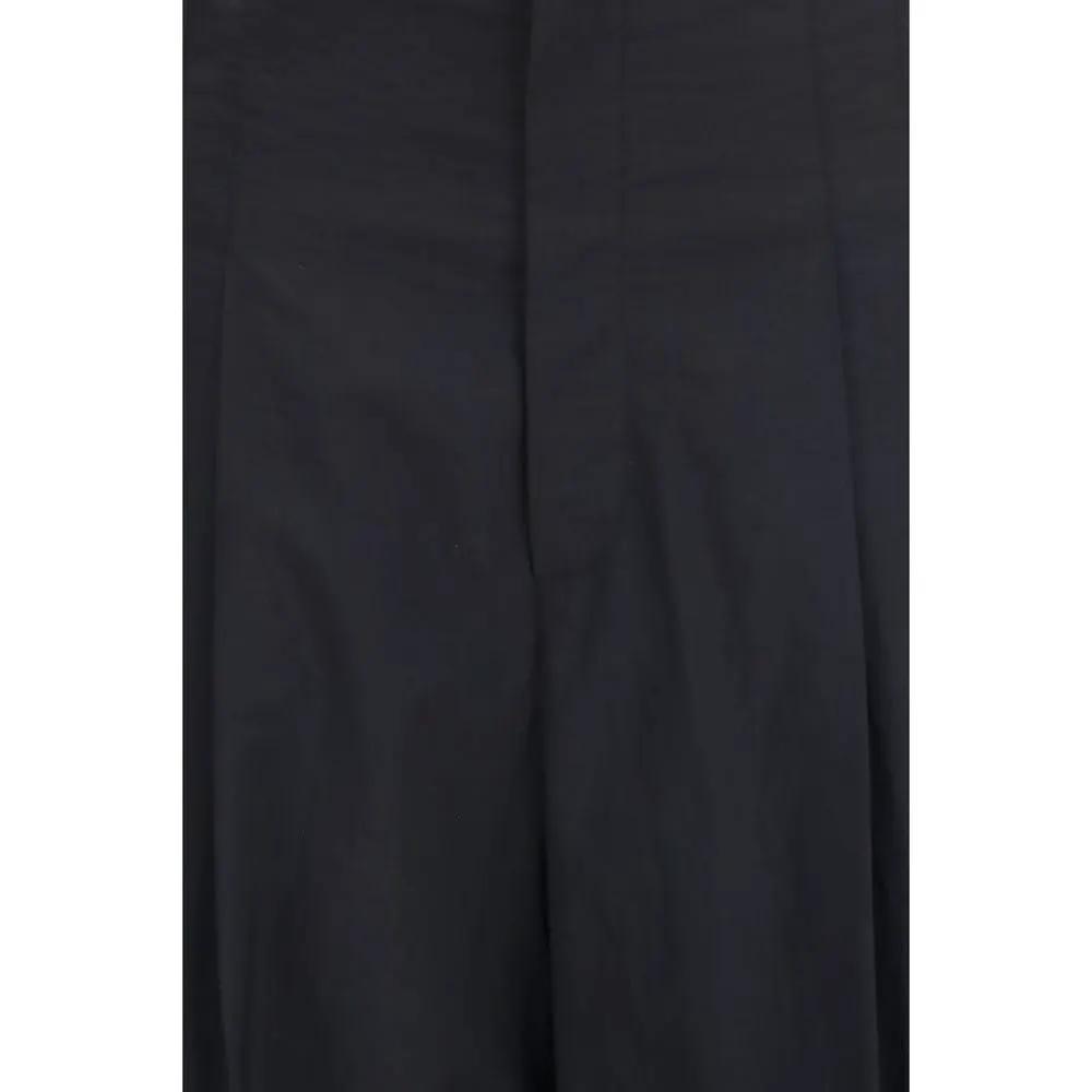 Brunello Cucinelli Black Cotton Casual Pants
