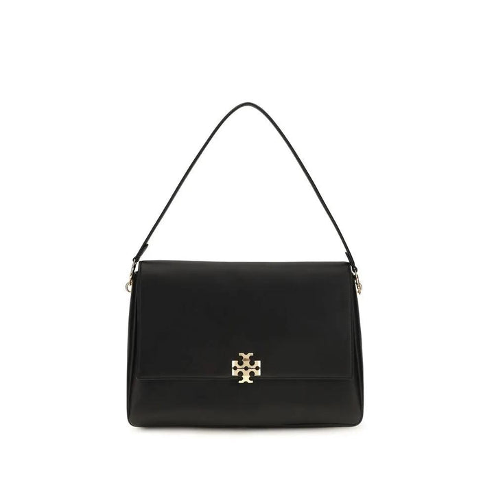 Tory Burch Black Calf Leather Bos Taurus Shoulder Bag