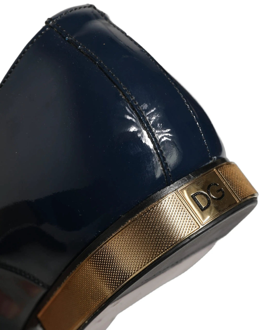 Dolce &amp; Gabbana Blue Embellished Men Derby Dress Formal Shoes
