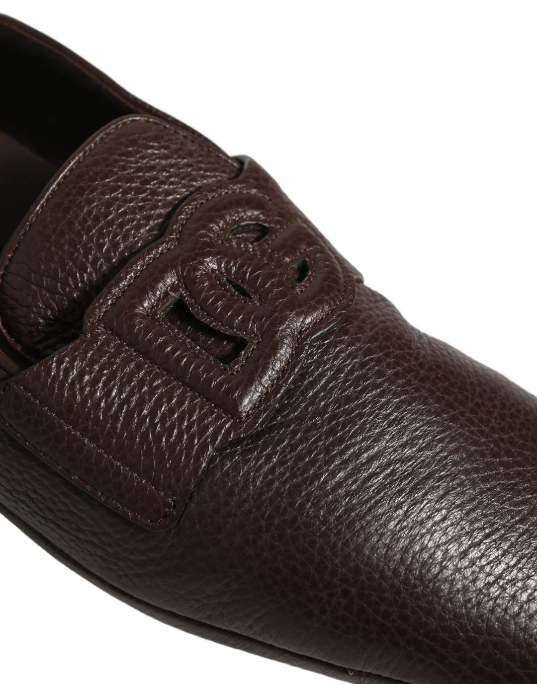 Dolce &amp; Gabbana Sample Sale | Dolce &amp; Gabbana Brown Deerskin Leather Driver Loafers Shoes - | Designer outlet