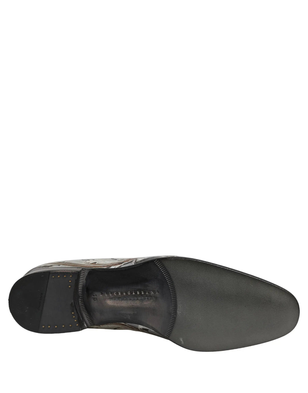 Dolce &amp; Gabbana Multicolor Roman Slip On Dress Loafers Shoes