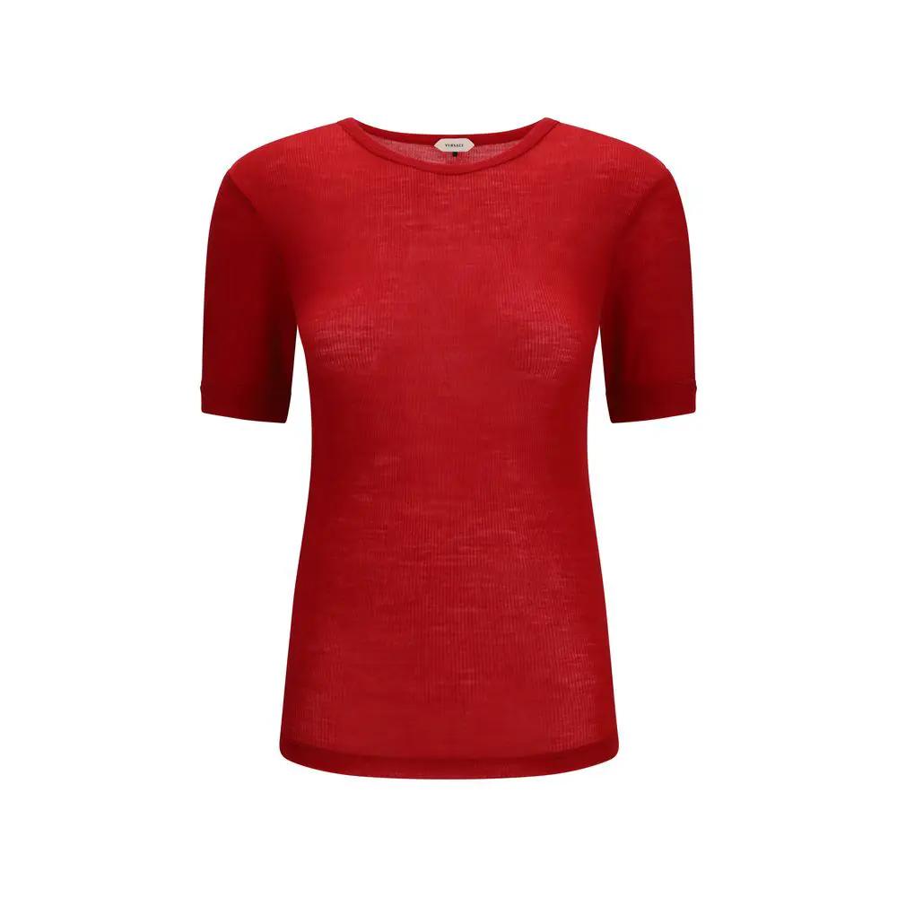 Versace Multicolor Wool Oves Aries T-Shirt