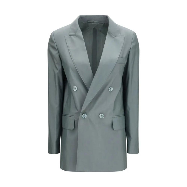 Max Mara Bicolor Wool Oves Aries Blazer