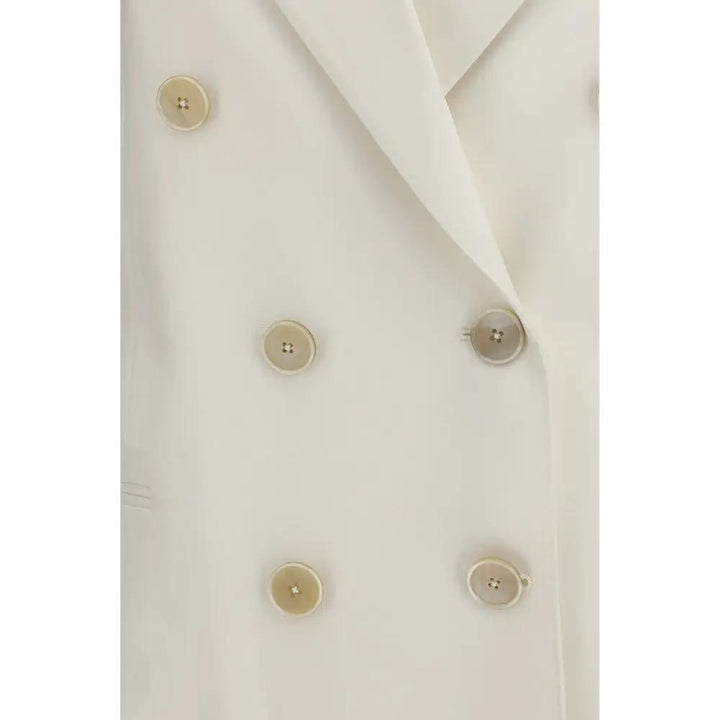 Givenchy White Wool Oves Aries Jacket
