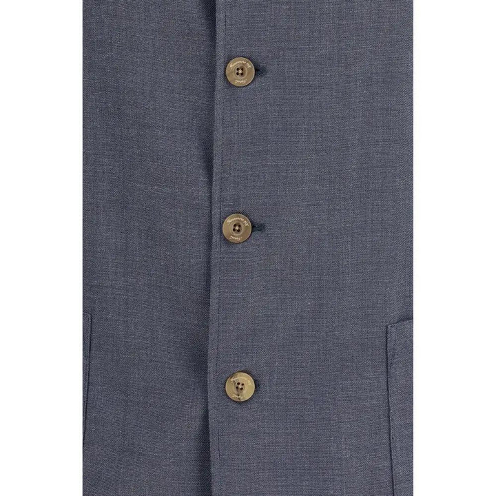Finamore Gray Wool Oves Aries Jacket