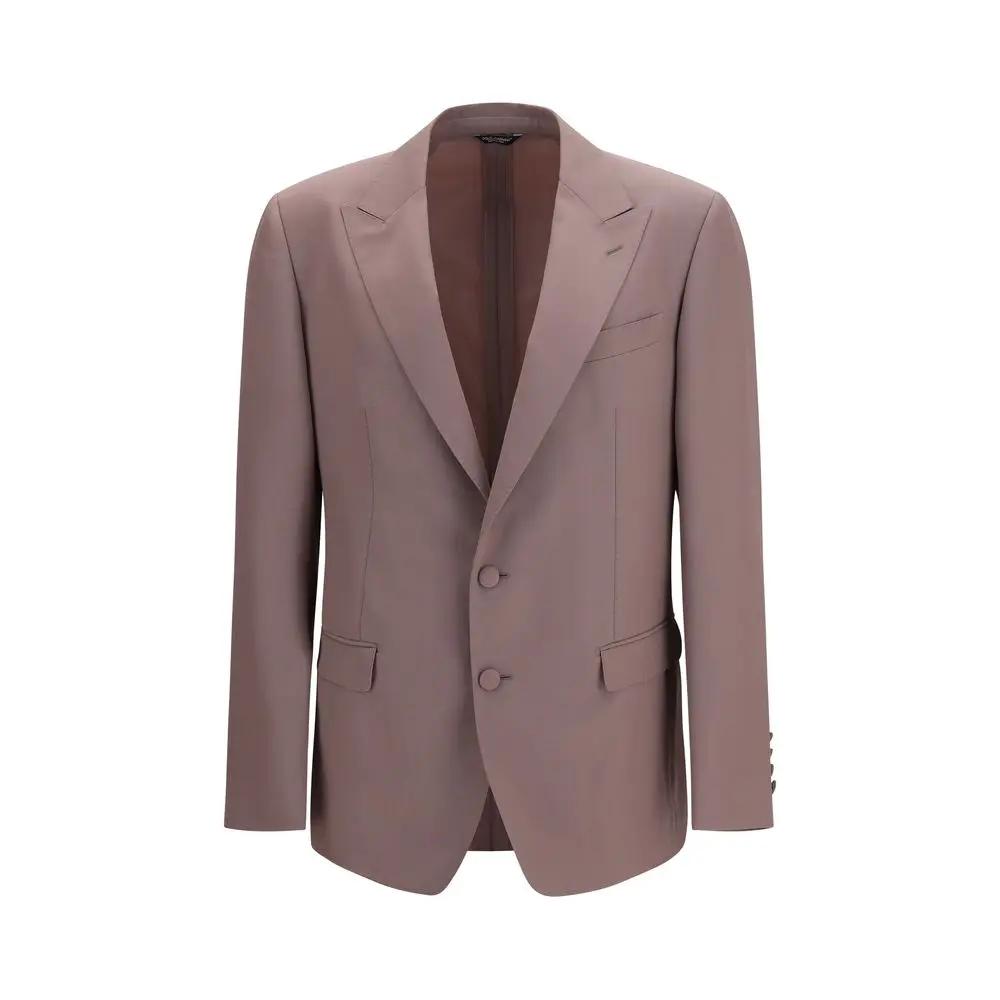 Dolce &amp; Gabbana Brown Wool Oves Aries Jacket