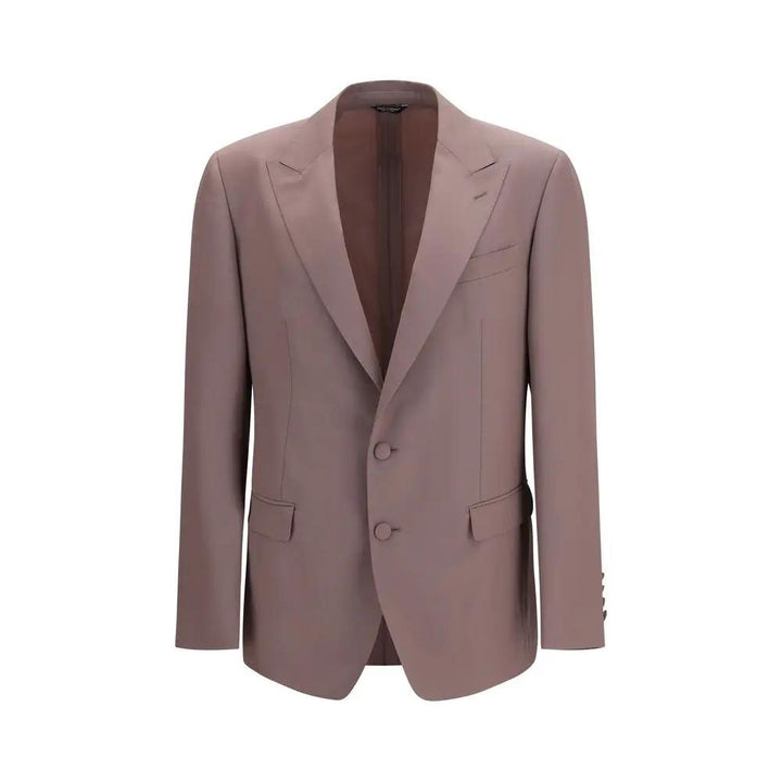 Dolce &amp; Gabbana Brown Wool Oves Aries Jacket