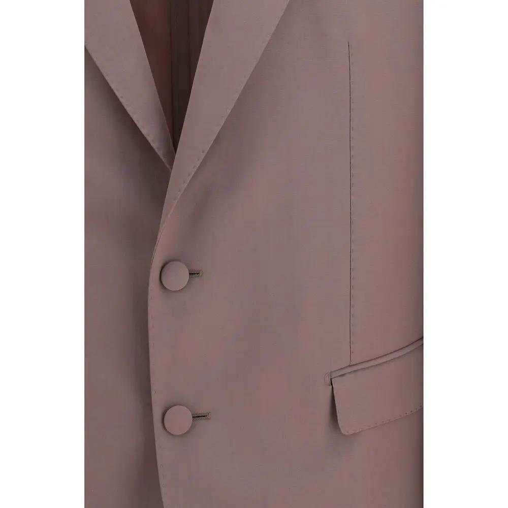 Dolce &amp; Gabbana Brown Wool Oves Aries Jacket