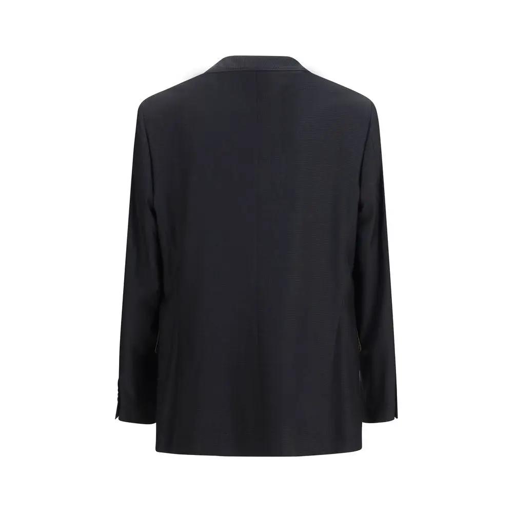 Brunello Cucinelli Black Wool Oves Aries Jacket