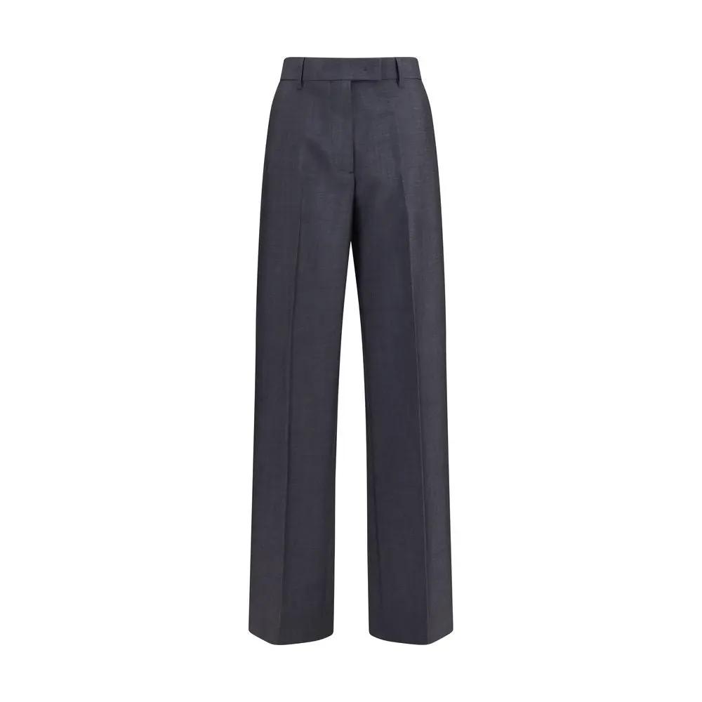 Miu Miu Gray Wool Oves Aries Dress Pants