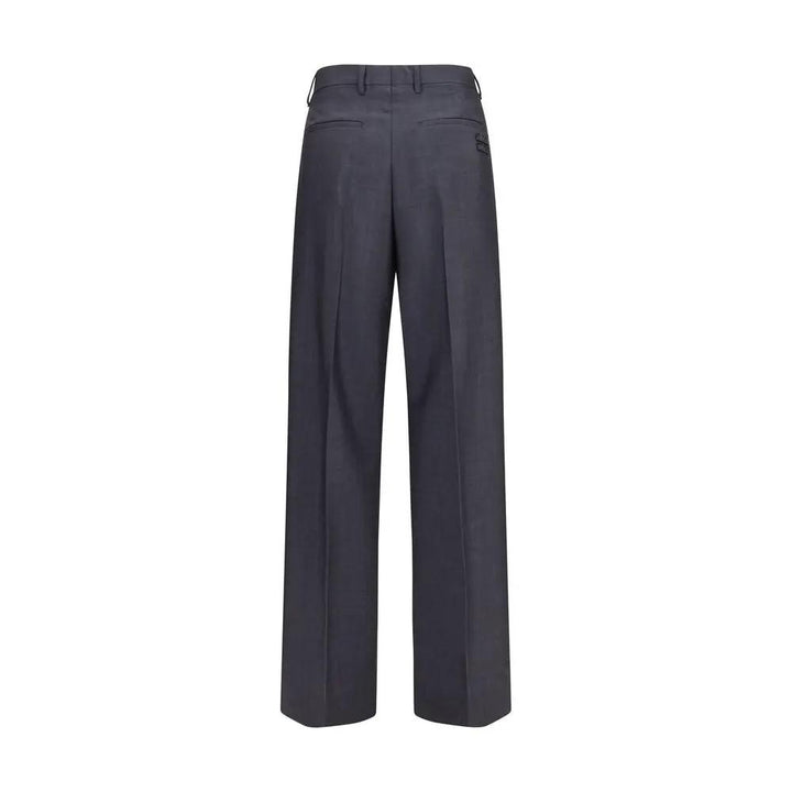 Miu Miu Gray Wool Oves Aries Dress Pants